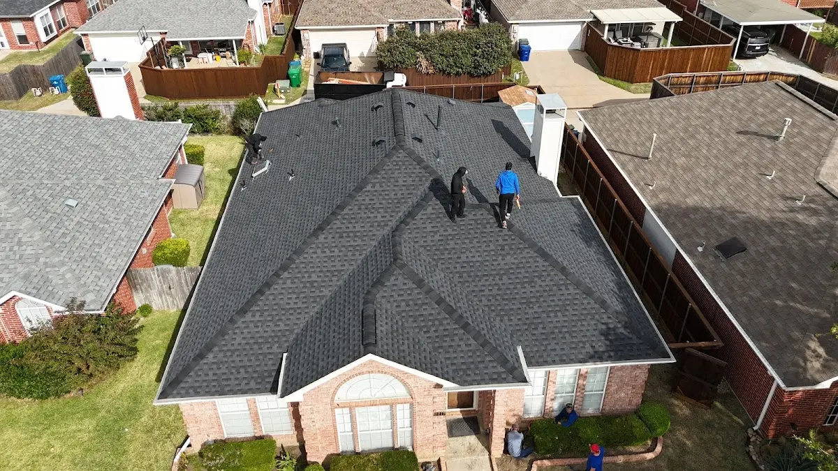 Commercial Roofing work in progress on a Lodi property